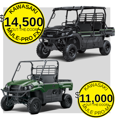 HUGE Discounts on select UTV's