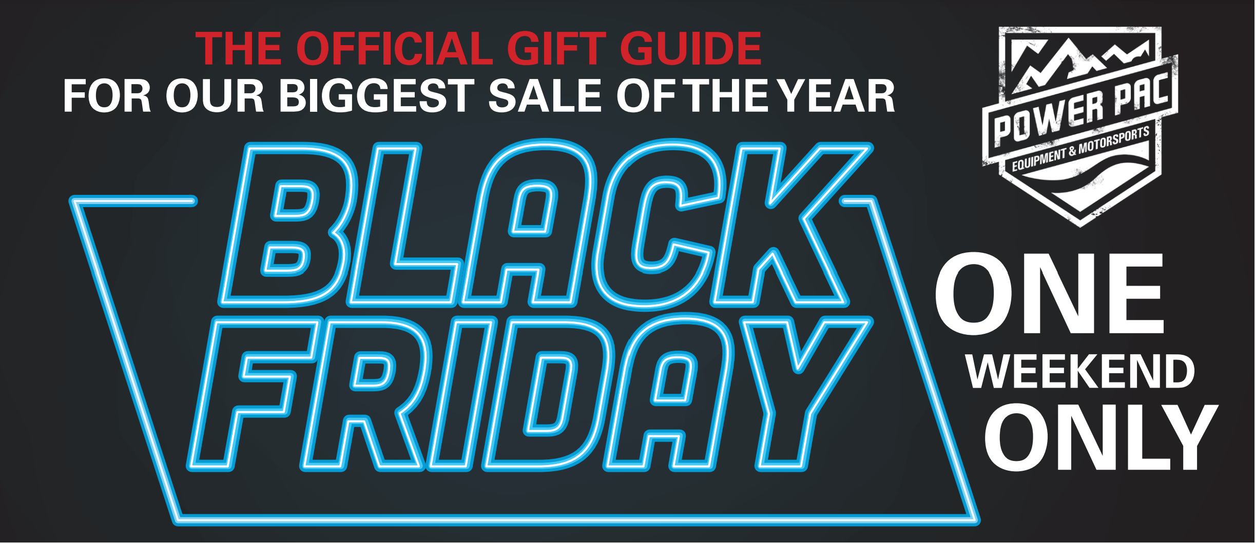 Black Friday Deals on snow gear, helmets, Stihl, snowblowers, jackets, casual wear and more!