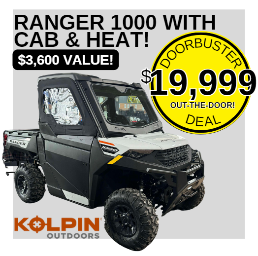 Ranger 1000 EPS and Premium models equipped with a full Kolpin cab system and heat! EPS Model $18,99…